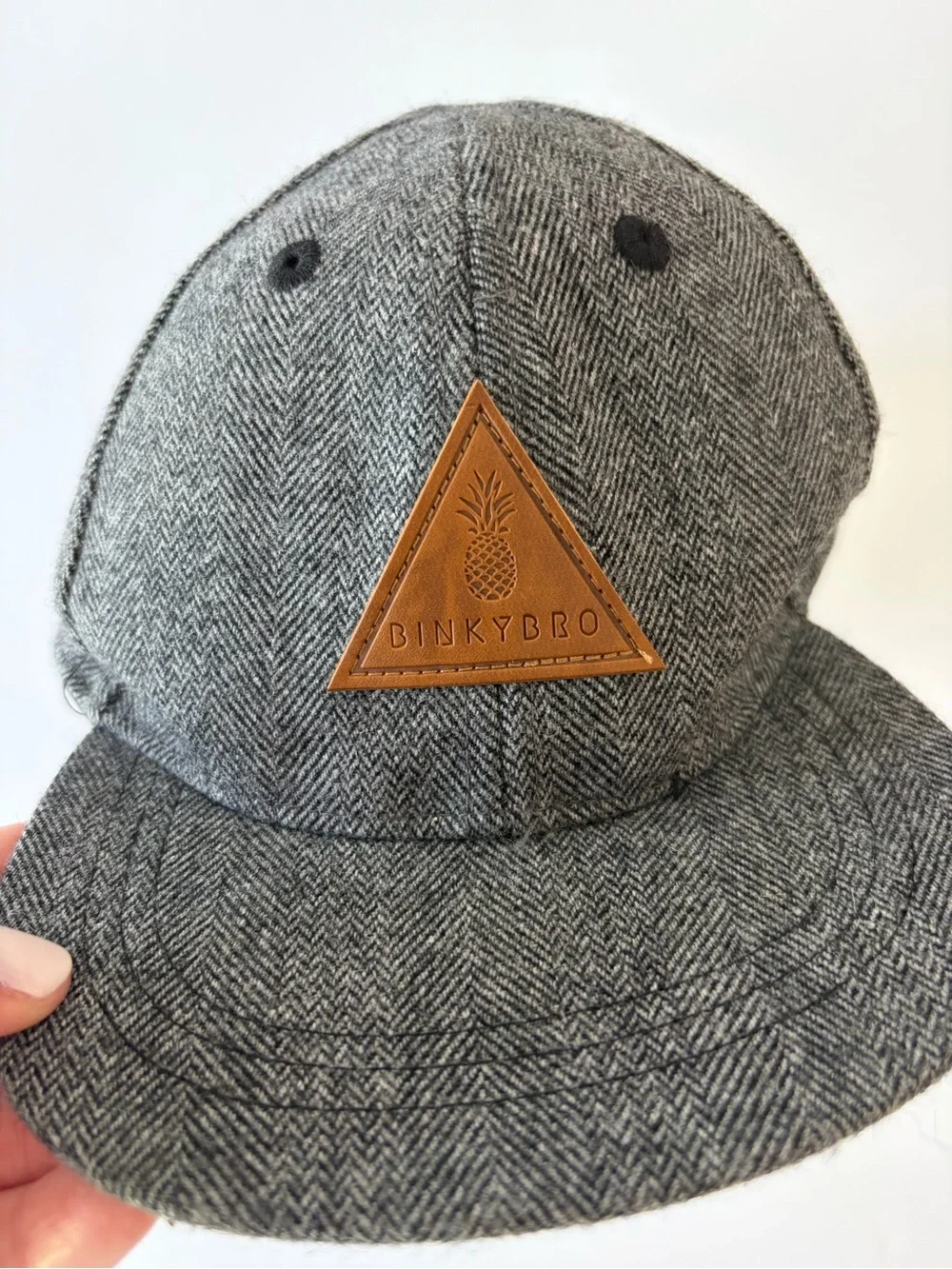 Binky Bro Infant Baby Snap Back Hat Adjustable Wool Cap Perfect for Fall Winter